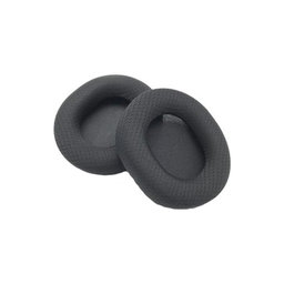 Perne de schimb pentru pentru SteelSeries Arctis, Spumă cu memorie + Textil, Negru, 1 pereche