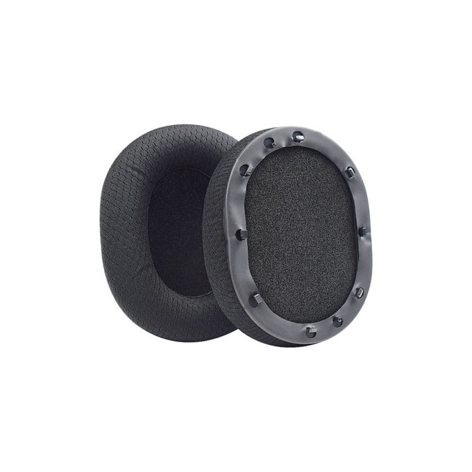 Perne de schimb pentru pentru Razer BlackShark, Spumă cu memorie + Textil, Negru, Gel răcoritor, 1 pereche