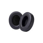 Perne de schimb pentru Beats Studio 2, 3, Spumă cu memorie + piele PU, Negru, 1 pereche