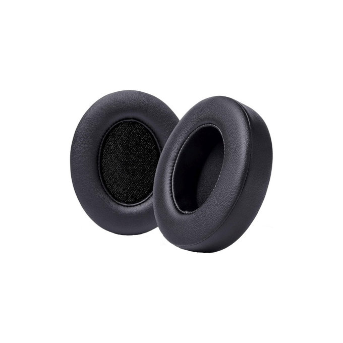 Perne de schimb pentru pentru Beats Studio 2, 3, Spumă cu memorie + piele PU, Negru, 1 pereche