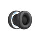 Perne de schimb pentru Beats Solo Pro, Wireless, Spumă cu memorie + piele PU, Negru, 1 pereche