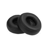 Perne de schimb pentru Beats Pro, Spumă cu memorie + piele PU, Negru, 1 pereche