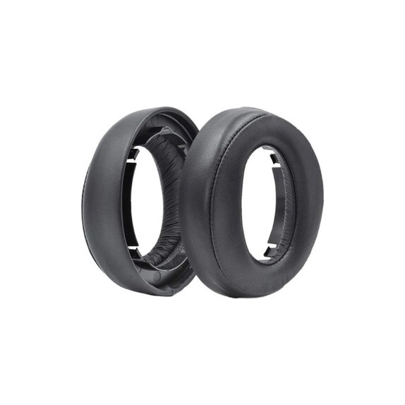 Perne de schimb pentru Sony Playstation Platinum, Spumă cu memorie + piele PU, Negru, 1 pereche