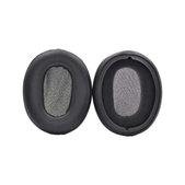 Perne de schimb pentru Sony WH-XB900N, WH-XB900, Spumă cu memorie + piele PU, Negru, 1 pereche
