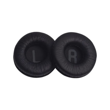 Perne de schimb pentru pentru JBL Tune450, Spumă cu memorie + piele PU, Negru, 1 pereche