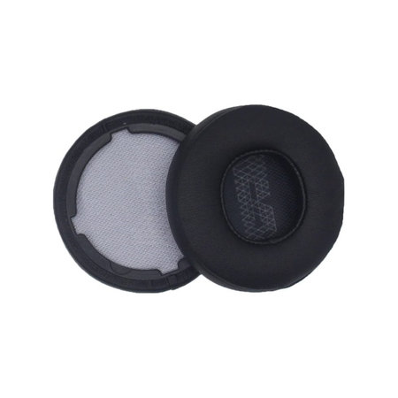 Perne de schimb pentru pentru JBL Live 400BT, 460NC, Spumă cu memorie + piele PU, Negru, 1 pereche