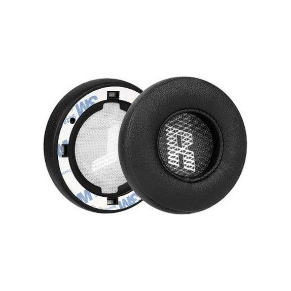 Perne de schimb pentru JBL E45BT, Spumă cu memorie + piele PU, Negru, 1 pereche