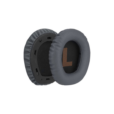 Perne de schimb pentru pentru JBL Quantum 100, Spumă cu memorie + piele PU, Gri închis, 1 pereche