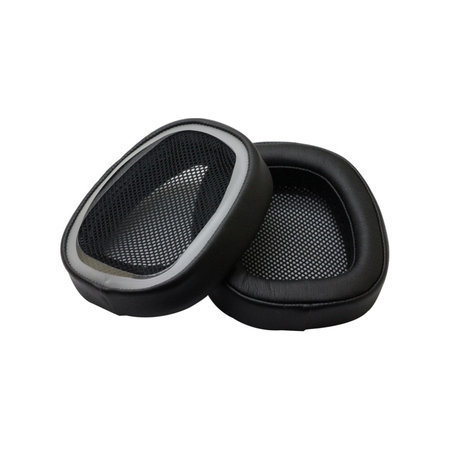 Perne de schimb pentru pentru Logitech G433, Spumă cu memorie + piele PU, Negru, 1 pereche