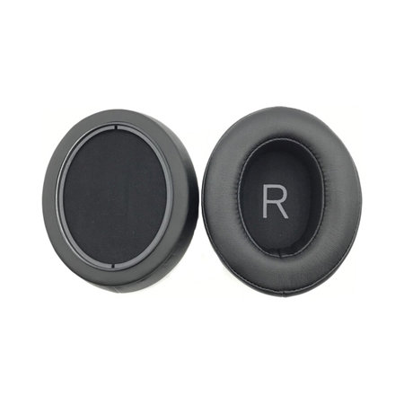 Perne de schimb pentru pentru Sennheiser Momentum 3.0, Spumă cu memorie + piele PU, Negru, 1 pereche
