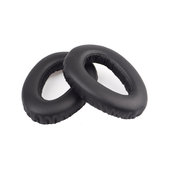 Perne de schimb pentru Sennheiser PXC550, Spumă cu memorie + piele PU, Negru, 1 pereche