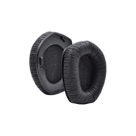 Perne de schimb pentru pentru Sennheiser HDR175, RS175, Spumă cu memorie + piele PU, Negru, 1 pereche
