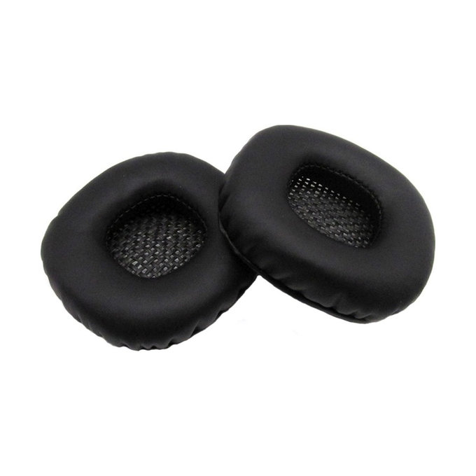 Perne de schimb pentru pentru Marshall Major I, II, Spumă cu memorie + piele PU, Negru, 1 pereche