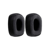 Perne de schimb pentru Marshall Major III, Spumă cu memorie + piele PU, Negru, 1 pereche