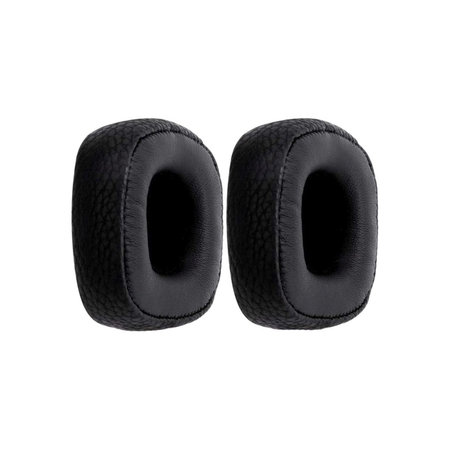 Perne de schimb pentru pentru Marshall Major III, IV, Spumă cu memorie + piele PU, Negru, 1 pereche