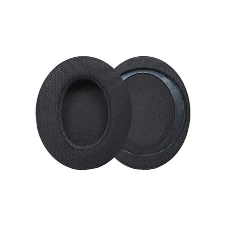 Perne de schimb pentru pentru Philips SHP9500, Spumă cu memorie + Textil, Negru, 1 pereche