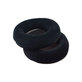 Perne de schimb pentru AKG K702, Spumă cu memorie + Piele întoarsă, Negru, 1 pereche