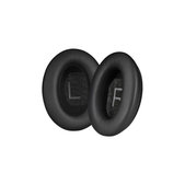 Perne de schimb pentru Bose QuietComfort 45, Spumă cu memorie + piele PU, Negru, 1 pereche