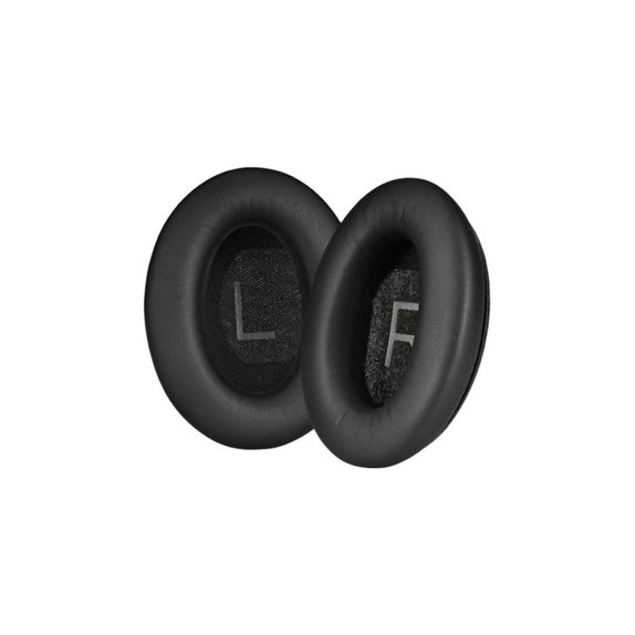 Perne de schimb pentru Bose QuietComfort 45, Spumă cu memorie + piele PU, Negru, 1 pereche