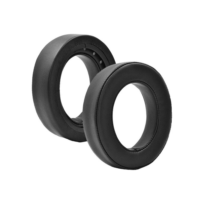 Perne de schimb pentru pentru Corsair HS50, Spumă cu memorie + piele PU, Negru, 1 pereche