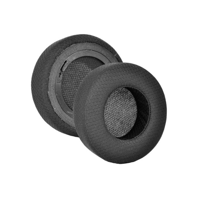 Perne de schimb pentru pentru Corsair Virtuoso RGB, Spumă cu memorie + Textil, Negru, 1 pereche