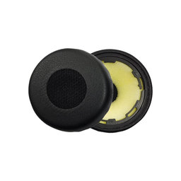 Perne de schimb pentru pentru Jabra Evolve 75, 75+, UC, MS, Spumă cu memorie + piele PU, Negru, 1 pereche