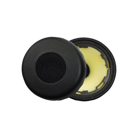 Perne de schimb pentru pentru Jabra Evolve 75, 75+, UC, MS, Spumă cu memorie + piele PU, Negru, 1 pereche