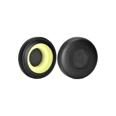 Perne de schimb pentru pentru Jabra Evolve 20, 30, 40, piele PU, Negru, 1 pereche