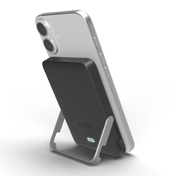 SBS - PowerBank 5000mAh, 20W, Power Delivery, Mag Stand, negru