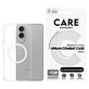 Caz Urban Combat cu QI alb pentru Samsung Galaxy S25 Edge, Transparent, PanzerGlass