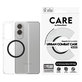 Caz Urban Combat cu QI negru pentru Samsung Galaxy S25 Edge, Transparent, PanzerGlass