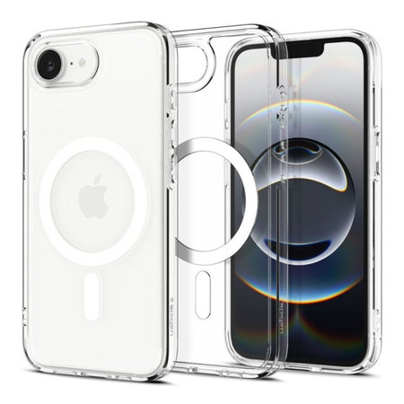 Spigen - Carcasă Ultra Hybrid cu MagSafe pentru iPhone 16e, albă