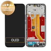Honor 400 Lite - Ecran LCD + Sticlă Tactilă + Ramă (Velvet Black) - 0235ANTF Genuine Service Pack