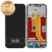 Honor 400 Lite - Ecran LCD + Sticlă Tactilă + Ramă (Velvet Grey) - 0235ANTG Genuine Service Pack