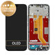 Honor 400 Lite - Ecran LCD + Sticlă Tactilă + Ramă (Velvet Grey) - 0235ANTG Genuine Service Pack