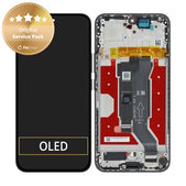 Honor 400 - Ecran LCD + Sticlă Tactilă + Ramă (Midnight Black) - 0235APNR Genuine Service Pack