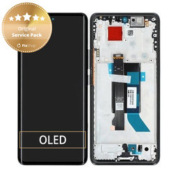 Xiaomi Poco X7 24095PCADG - Ecran LCD + Sticlă Tactilă + Ramă (Black) - 5600010O16P00 Genuine Service Pack