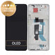 Xiaomi Poco X7 24095PCADG - Ecran LCD + Sticlă Tactilă + Ramă (Silver) - 5600030O16P00 Genuine Service Pack