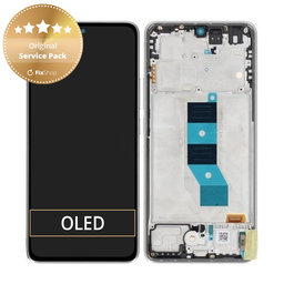 Xiaomi Poco M7 Pro 5G - Ecran LCD + Sticlă Tactilă + Ramă (Silver) - 5600070O17P00 Genuine Service Pack