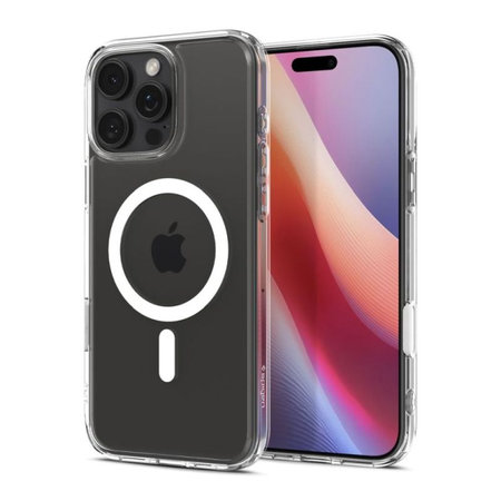 Spigen - Carcasă Ultra Hybrid "T" cu MagSafe pentru iPhone 16 Pro Max, albă