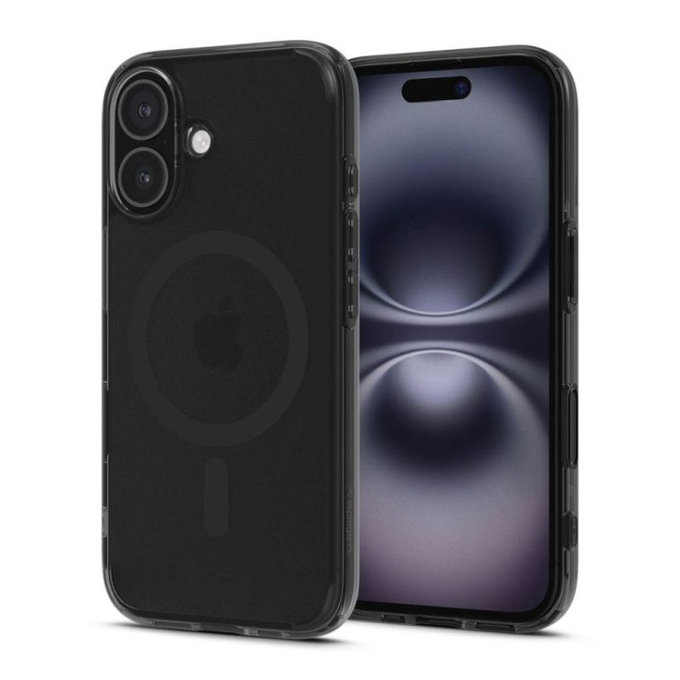 Spigen - Carcasă Ultra Hybrid "T" cu MagSafe pentru iPhone 16, Frost Black