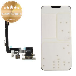 Conector de Încărcare + Cablu Flex pentru iPhone 16 Pro | White Titanium | 923-11089 | Genuine Apple