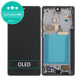 Samsung Galaxy S25 Ultra - Ecran LCD + Sticlă Tactilă + Ramă (Titanium Black) OLED