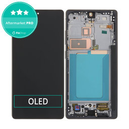Samsung Galaxy S25 Ultra - Ecran LCD + Sticlă Tactilă + Ramă (Titanium Black) OLED