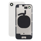 Apple iPhone 16e - Sticlă pentru carcasa din spate + Sticlă cameră + Placă metalică (White)