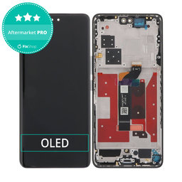 Honor 200 Pro - Ecran LCD + Sticlă Tactilă + Ramă (Black) OLED
