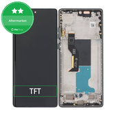 Motorola Edge 50 Fusion - Ecran LCD + Sticlă Tactilă + Ramă (Forest Blue) TFT