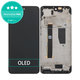 Motorola Moto G84 XT2347 - Ecran LCD + Sticlă Tactilă + Ramă (Black) OLED