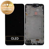 Samsung Galaxy A17 A176B - Ecran LCD + Sticlă Tactilă + Ramă (Black) - GH82-38045A Genuine Service Pack