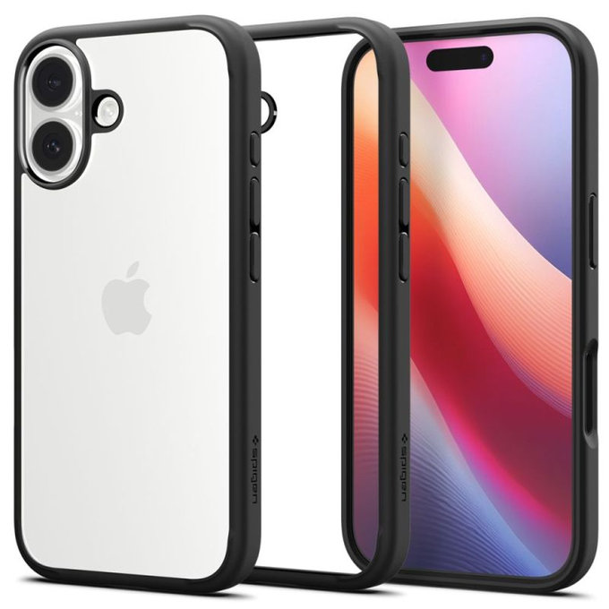 Spigen - Ultra Hybrid husă pentru iPhone 17, Matte Black